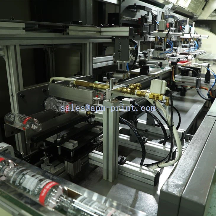 Full Servo Multi Color Automatic Cylindrical Round Registration Silk Screen Printing Machine, Screen Printing Equipment